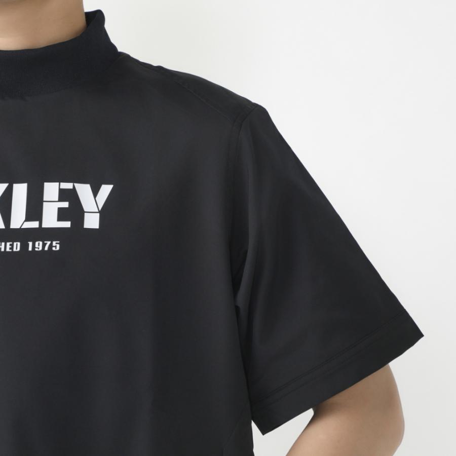 新品 OAKLEY SS MOCK PULLOVER 2.0 メンズXL 黒 OAKLEY（オークリー） ゴルフウェア 半袖ウインドブレーカー 秋 冬 SS