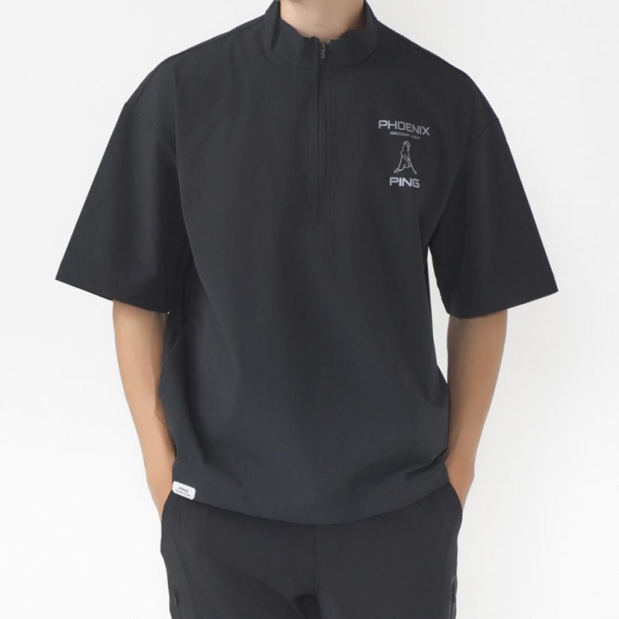 PING（ピン） ゴルフウェア 半袖ウインドブレーカー 秋 冬 半袖