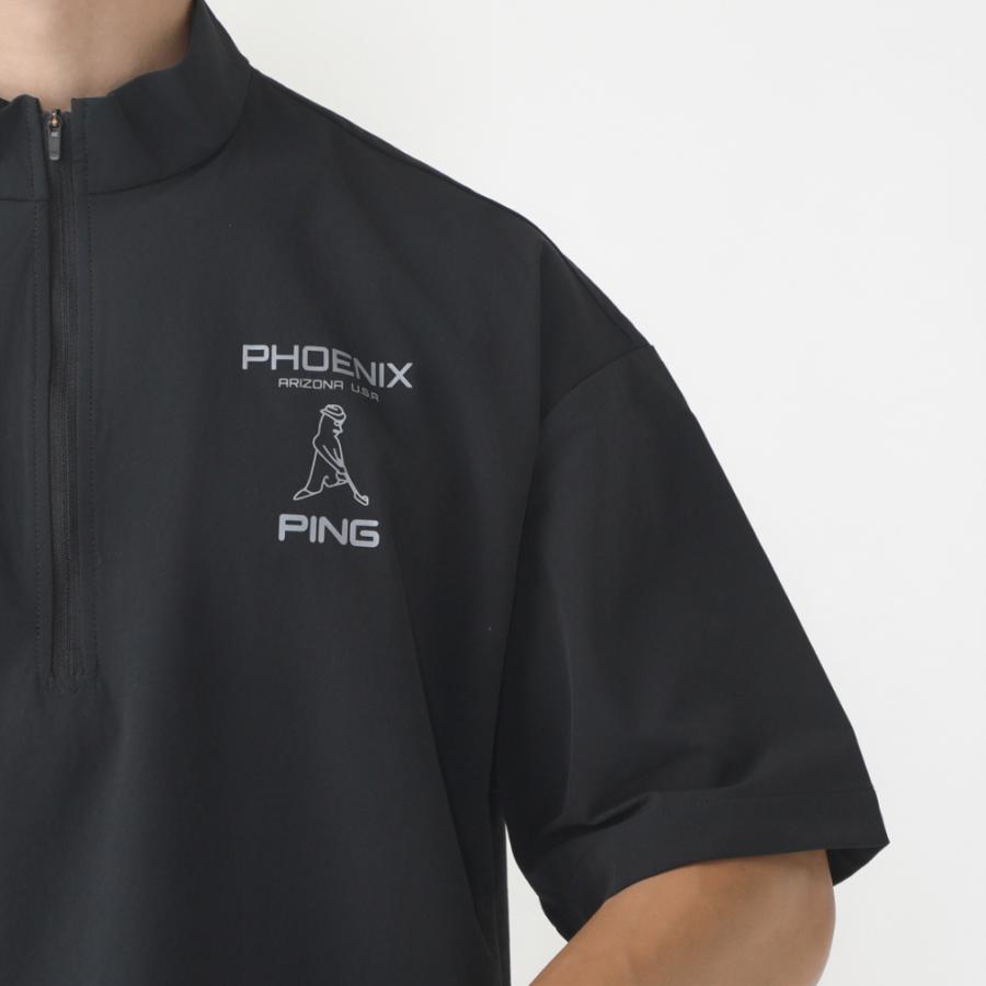 PING（ピン） ゴルフウェア 半袖ウインドブレーカー 秋 冬 半袖
