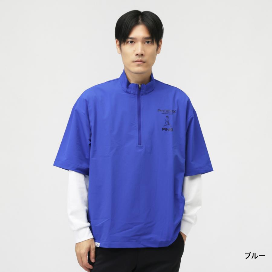 ichi　新品未使用　クラブピン　半袖スニードジャック　ウインドブレーカー PING ピン ゴルフウェア 半袖ウインドブレーカー 秋 冬 24FW半袖