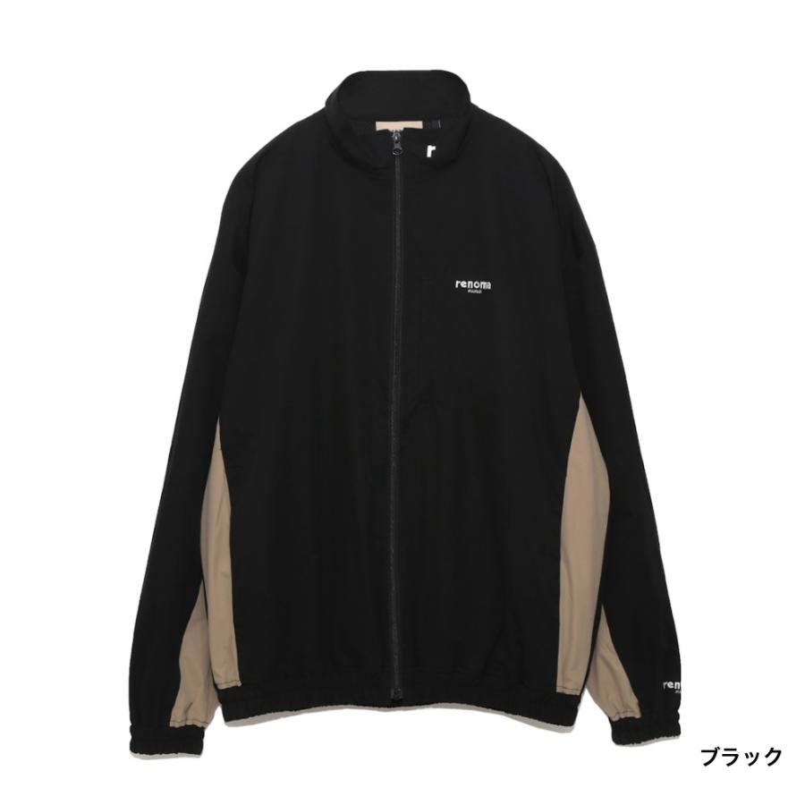 renoma golfダークグレー ジップアップジャケット レノマ ゴルフウェア 長袖ウインドブレーカー 春 夏 ZIP UP P/TAFFETA