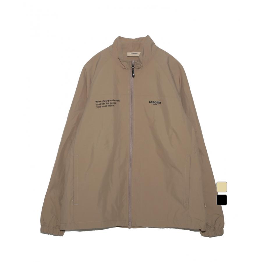 ゴルフウェア 長袖ウインドブレーカー 春 夏 BACK SWITCHING NYLON ZIP