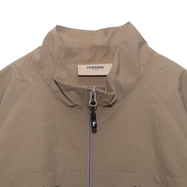 ゴルフウェア 長袖ウインドブレーカー 春 夏 BACK SWITCHING NYLON ZIP