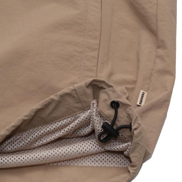 ゴルフウェア 長袖ウインドブレーカー 春 夏 BACK SWITCHING NYLON ZIP