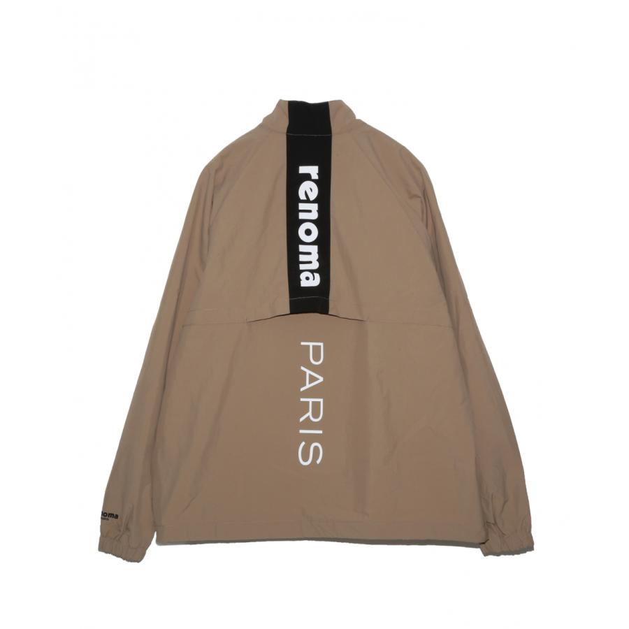 ゴルフウェア 長袖ウインドブレーカー 春 夏 BACK SWITCHING NYLON ZIP