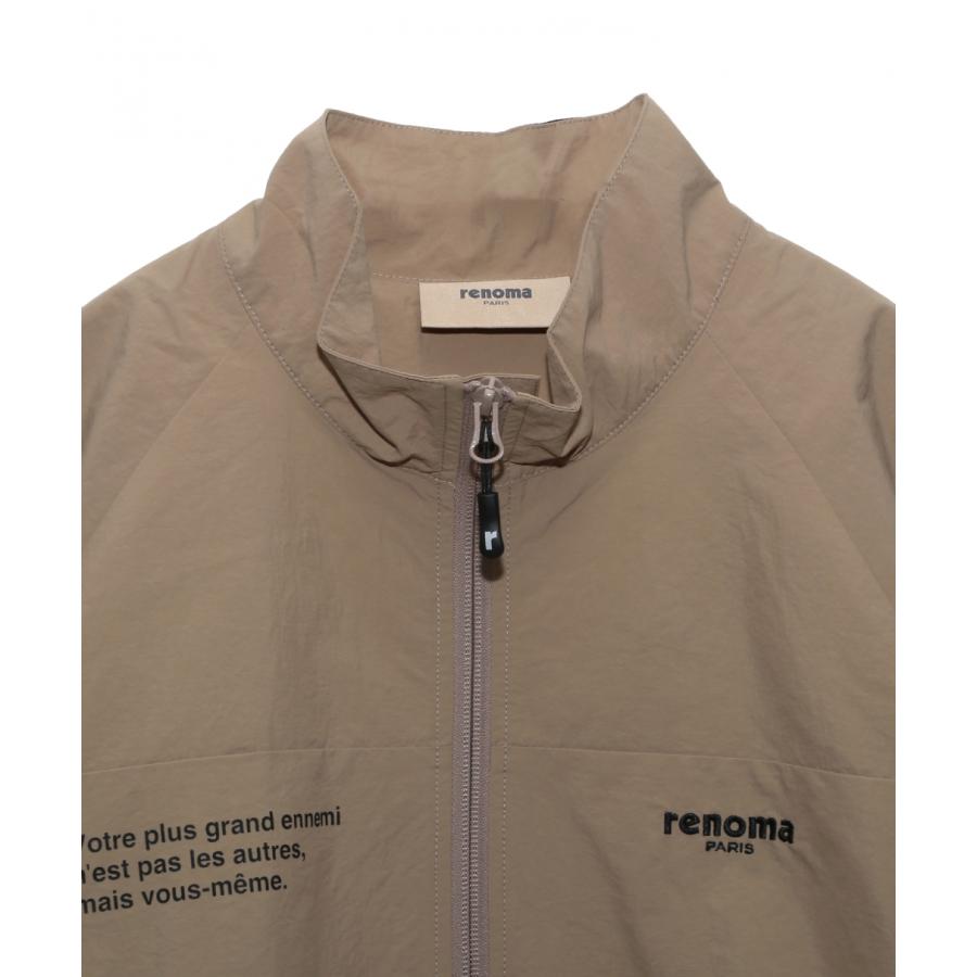 ゴルフウェア 長袖ウインドブレーカー 春 夏 BACK SWITCHING NYLON ZIP