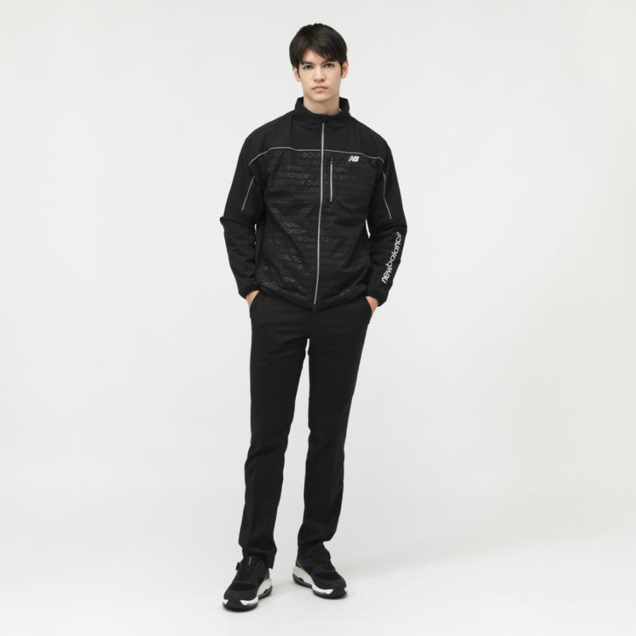 NEW BALANCE GOLF 防風ストレッチジャケット 黒 サイズ:4 New Balance ニューバランス ゴルフウェア 長袖ウインド