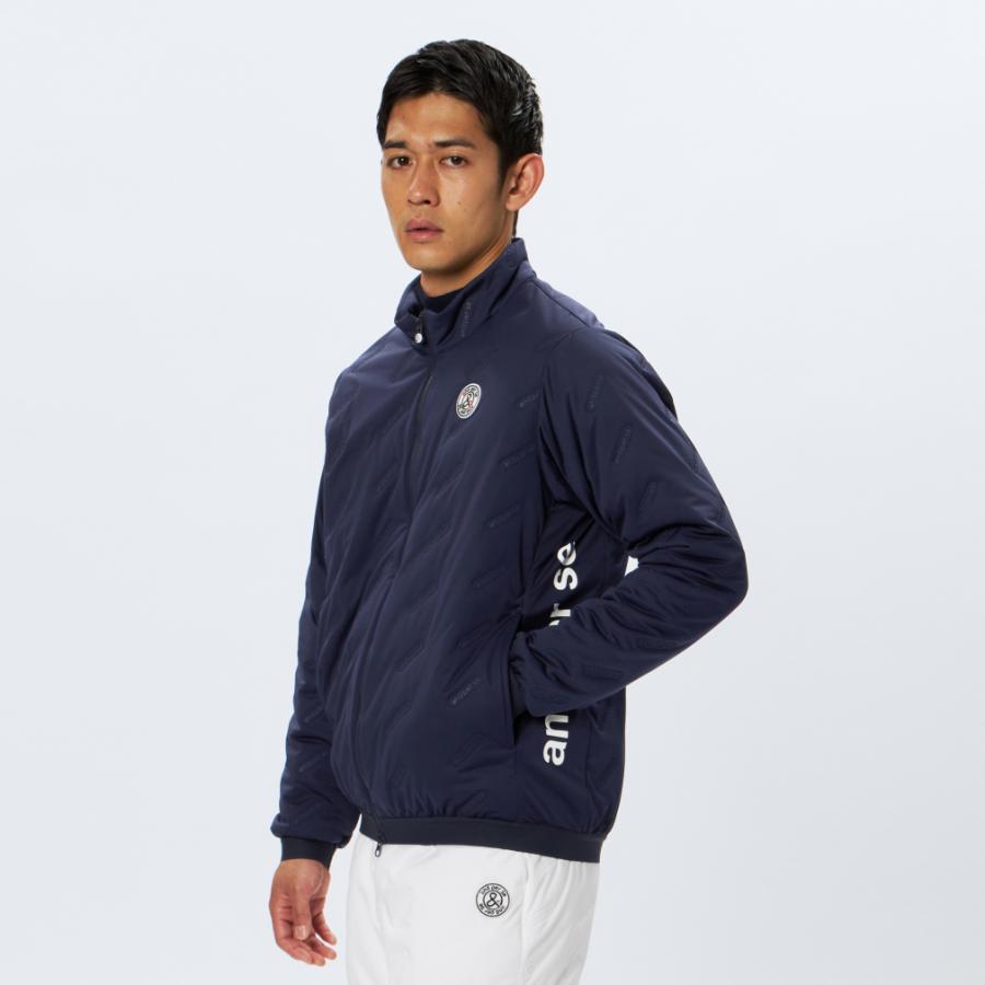 and per se（アンパスィ） ゴルフウェア 中綿ジャケット 秋 冬 中わた