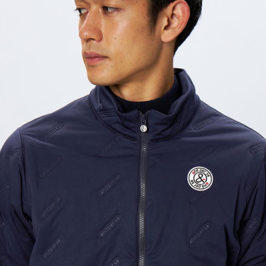 and per se アンパスィ ゴルフウェア 中綿ジャケット 秋 冬 中わた