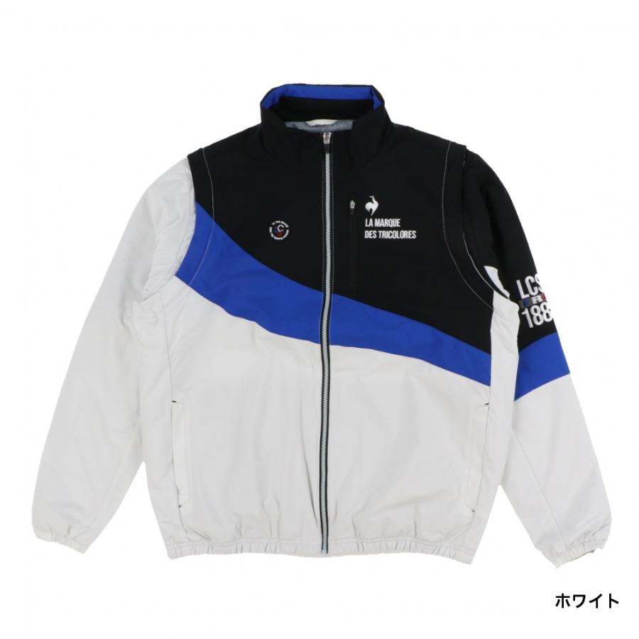 ルコックスポルティフ ゴルフ ２ＷＡＹジャケット【ネイビー/ホワイト/3L】 le coq sportif GOLF（ルコックスポルティフ ゴルフ） ルコック