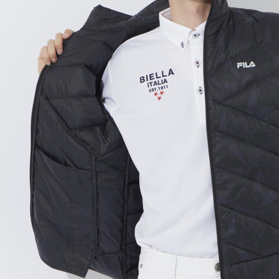 FILA（フィラ） ゴルフウェア 中綿ジャケット 秋 冬 ハイブリッド