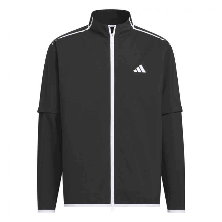 新品アディダスadidasゴルフウェア 防風 長袖ジャケット　タグ付き adidas アディダス メンズ ゴルフウェア GOLF 3ストライプス