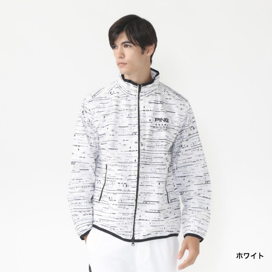 PING ピン ゴルフウェア 長袖ウインドブレーカー 秋 冬 フルジップ  