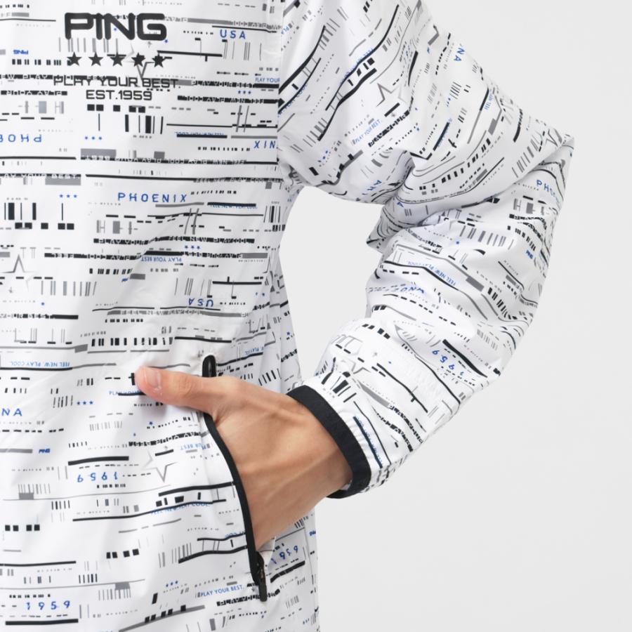PING（ピン） ゴルフウェア 長袖ウインドブレーカー 秋 冬 24FW