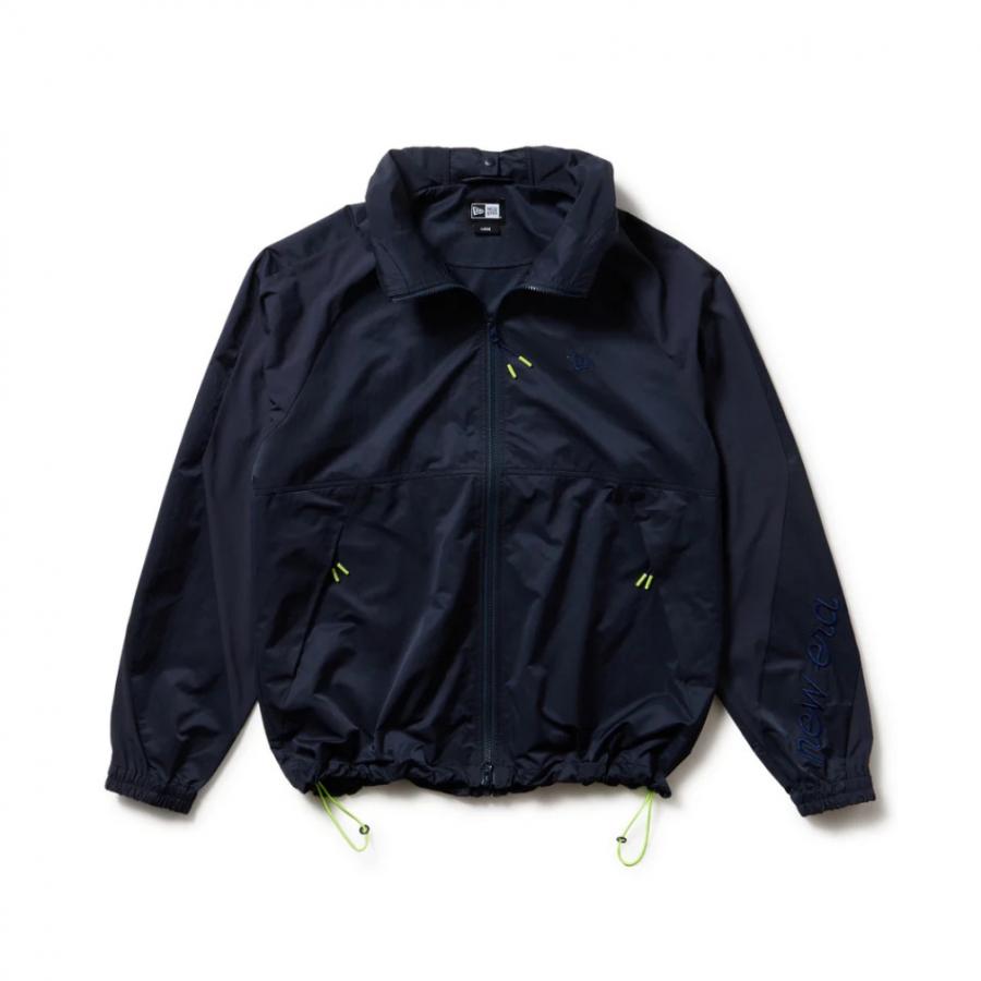 美品！NEW ERA ゴルフウインドブレーカージャケット 黒 NEW ERA（ニューエラ） コート ジャケット ニューエラゴルフ ウィンド