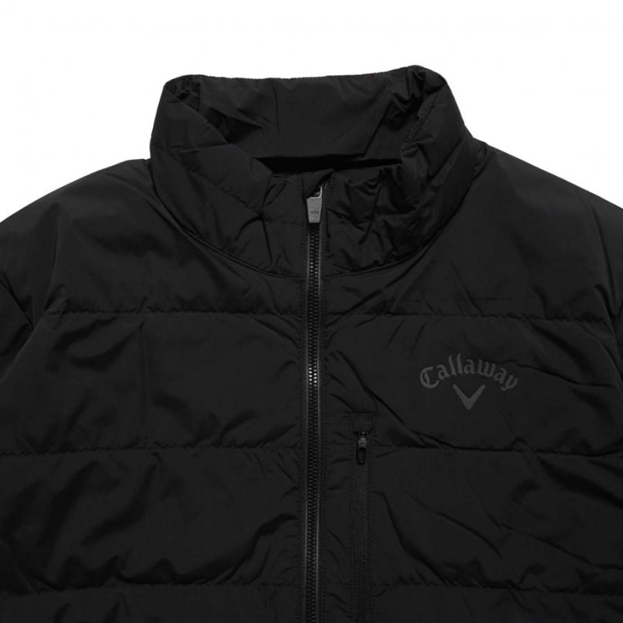 Callaway キャロウェイ　ダウンジャケット　メンズ　中綿入り　ゴルフ　黒 Callaway（キャロウェイ） ゴルフウェア ダウンジャケット 秋 冬