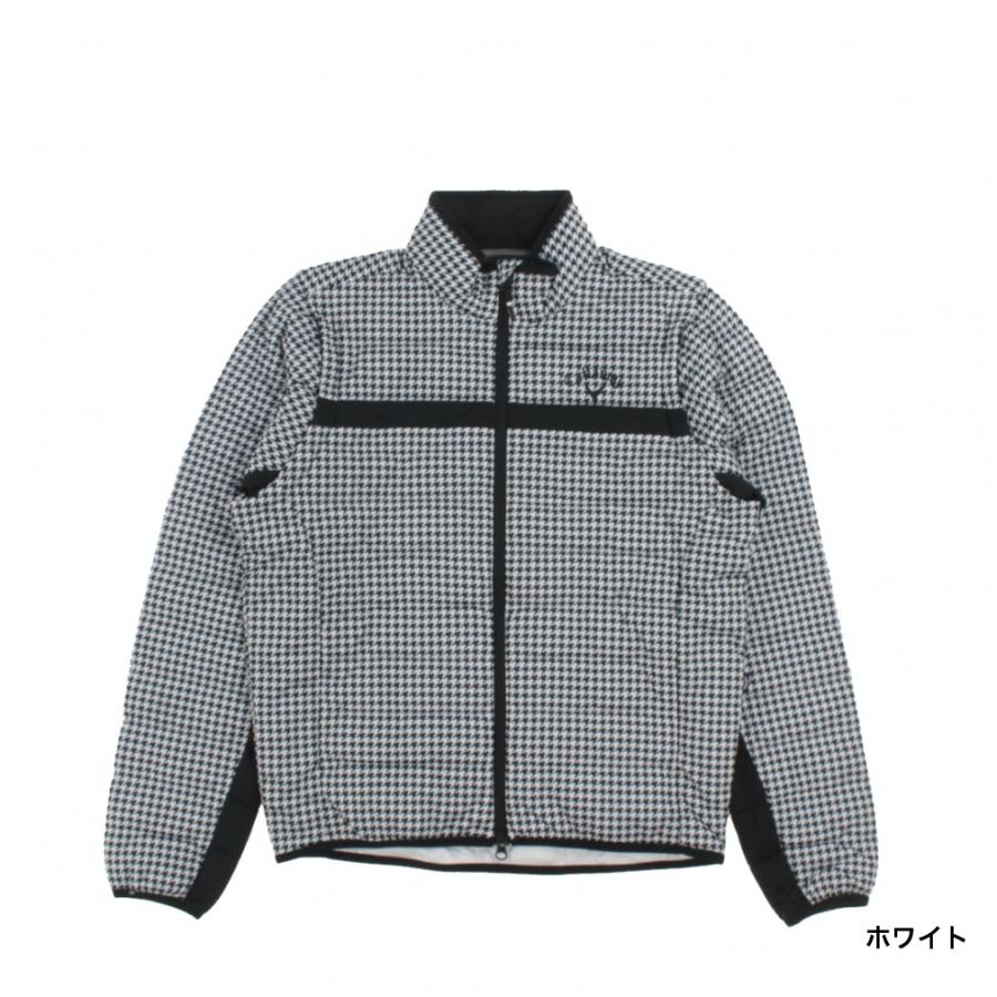 新品 キャロウェイ 長袖ブルゾン 中綿 ノーカラー ホワイト Mサイズ