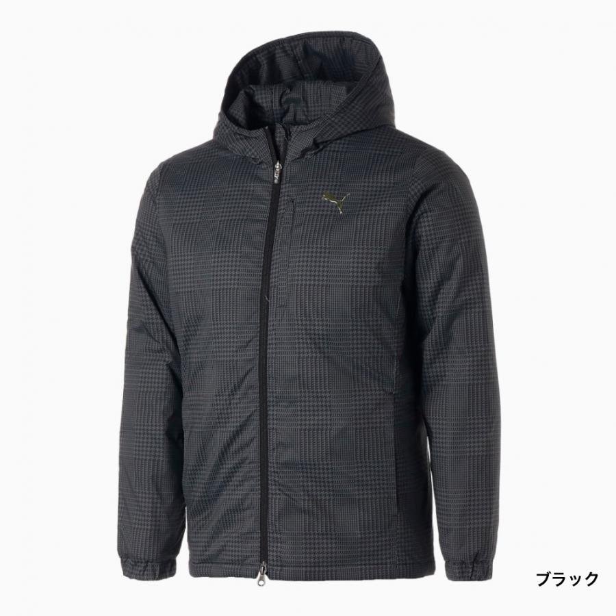 プーマ　ゴルフ：メンズ：Lサイズ：中綿ジャケット AOP 撥水 FZ ブルゾン プーマ PUMA ゴルフ AOP 撥水 FZ ブルゾン -ファッション通販 FASHION
