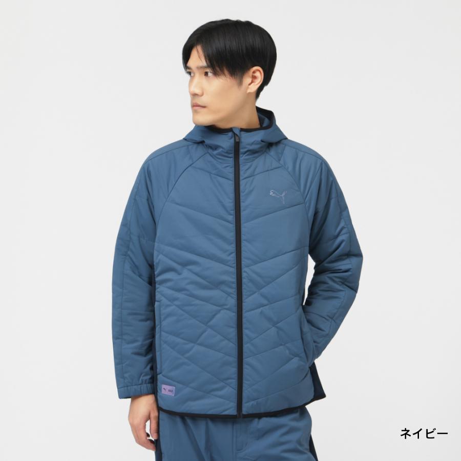 PUMA（プーマ） ゴルフウェア 中綿ジャケット 秋 冬 SMU 中綿フード
