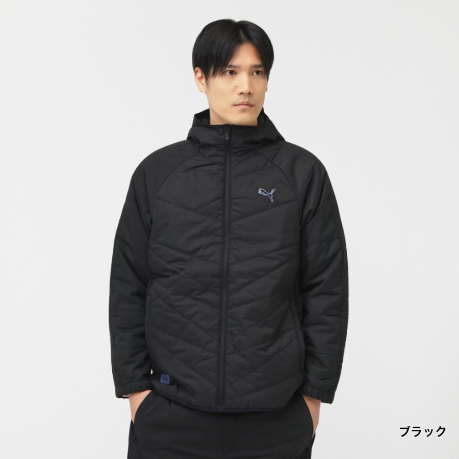 PUMA（プーマ） ゴルフウェア 中綿ジャケット 秋 冬 SMU 中綿フード