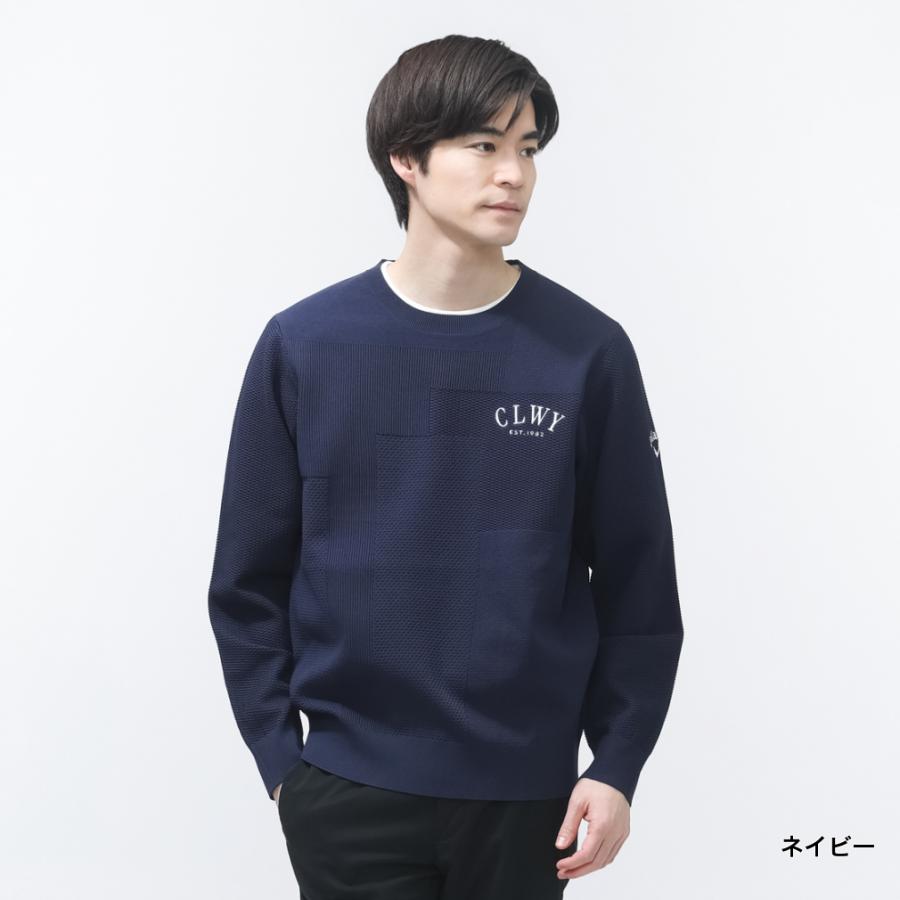 値下げ！　新品未使用　A.P.C. ゴルフウェア　クルーネックセーター　S Callaway（キャロウェイ） ゴルフウェア 長袖セーター 春 夏 リンクス