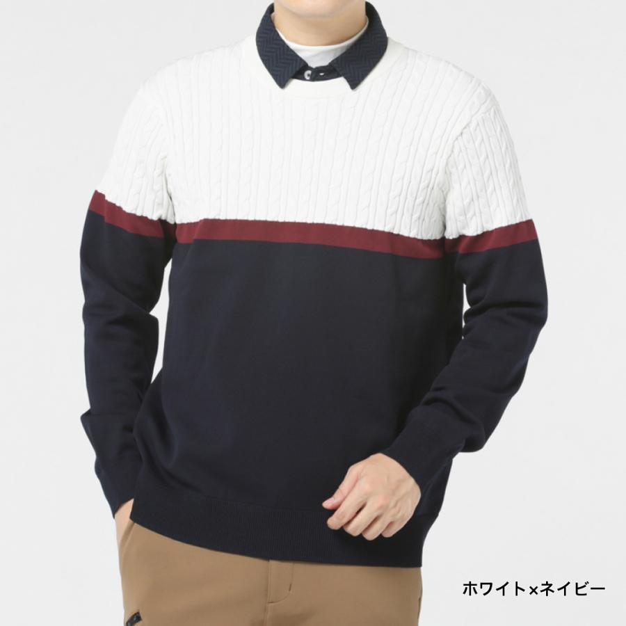 IGNIO イグニオ ゴルフウェア 長袖セーター 秋 冬 iHEAT アイ