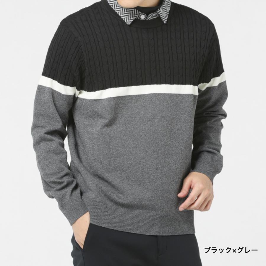 IGNIO（イグニオ） ゴルフウェア 長袖セーター 秋 冬 iHEAT アイヒート