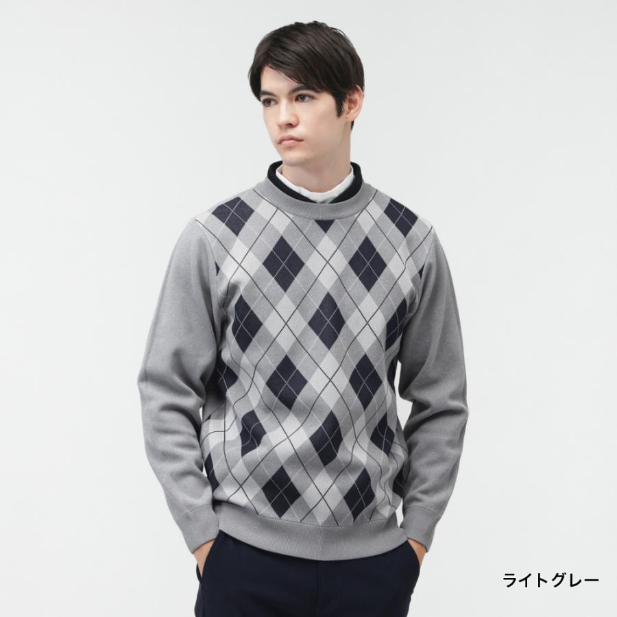 TIGORA（ティゴラ） ゴルフウェア 長袖セーター 秋 冬 ウォッシャブル