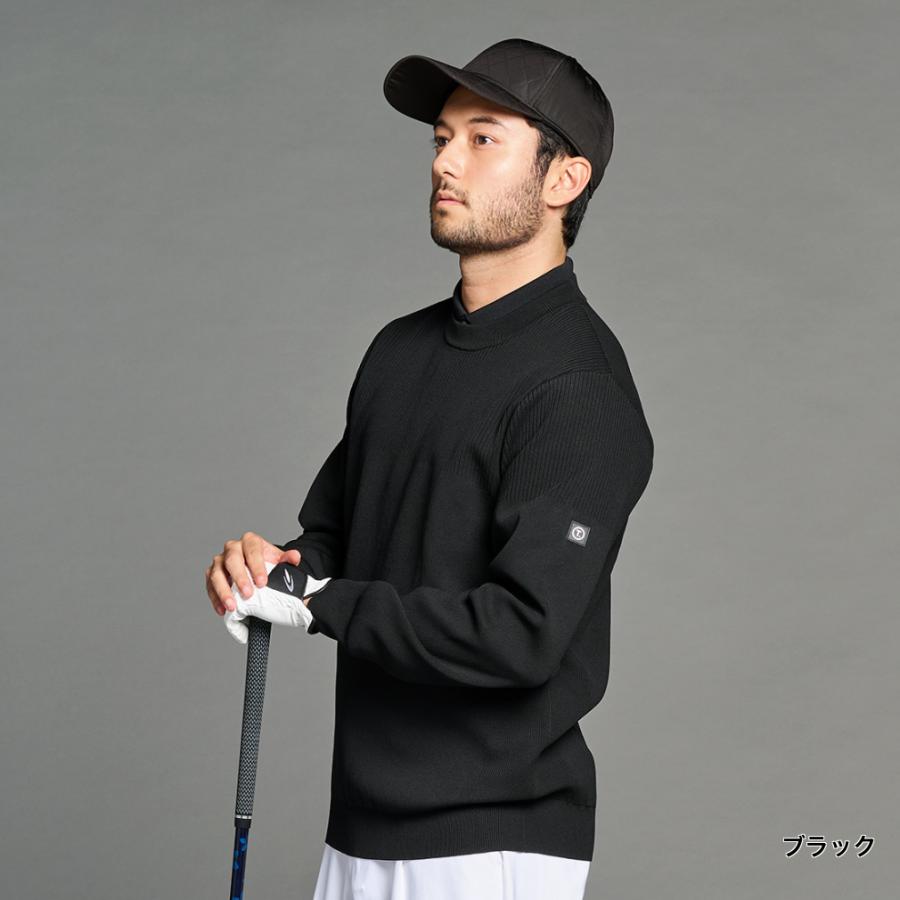 ラッセルノ ゴルフ ニット セーター デニム ビッグロゴ ゴルフウェア ラッセルノ ゴルフ ニット セーター デニム ビッグロゴ ゴルフ