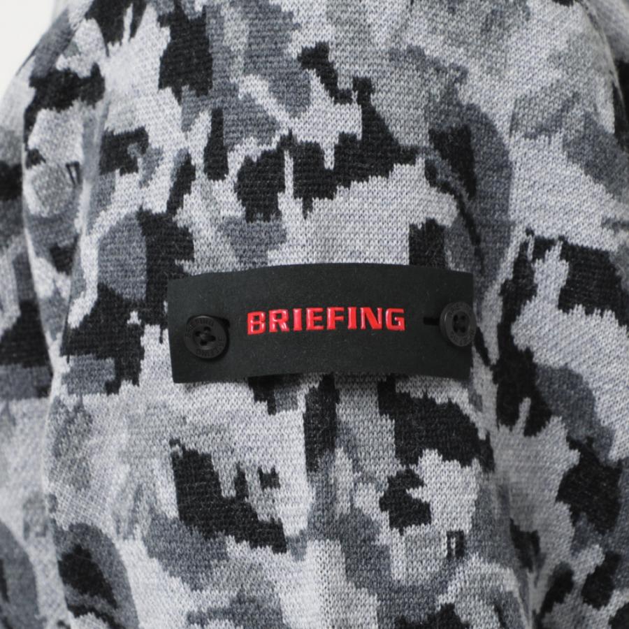 新品　BRIEFING　正規品　CAMO JQ CREW  NECK  KNIT 新品 BRIEFING 正規品 CAMO JQ CREW NECK KNIT 新品 BRIEFING