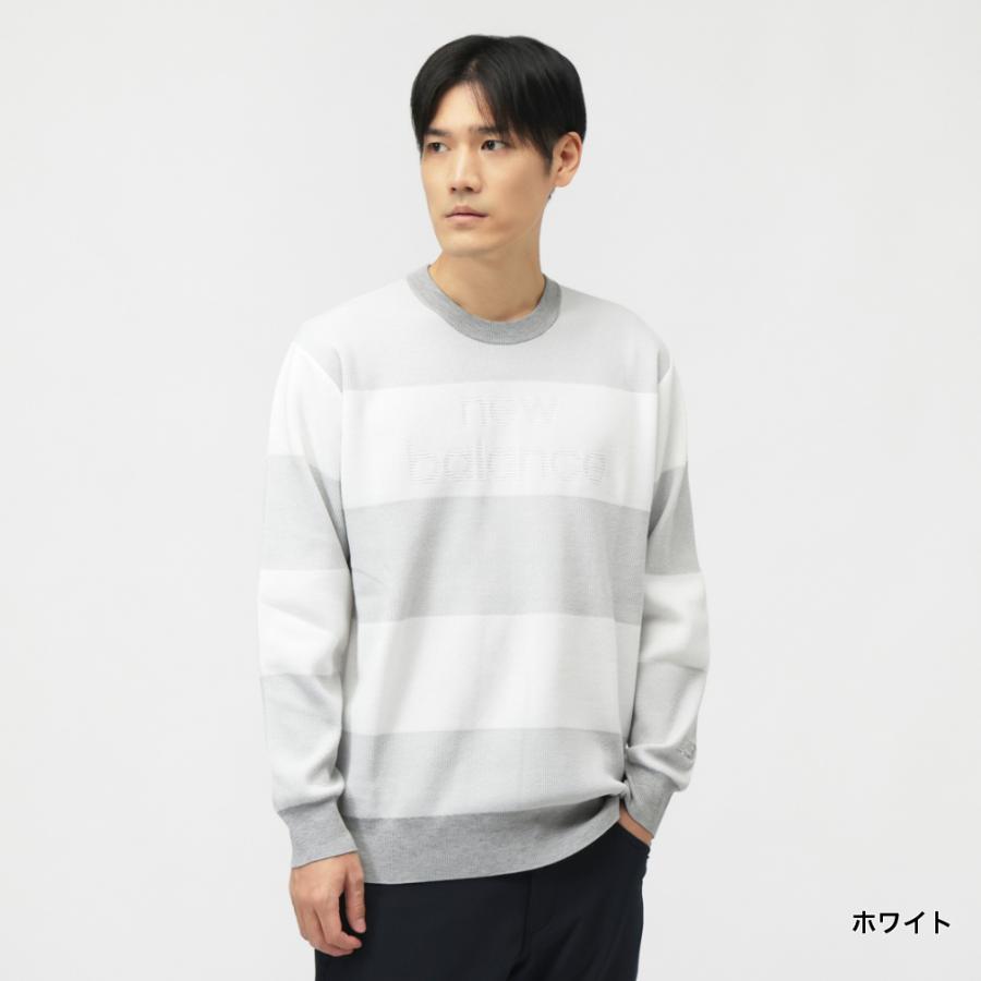 ニューバランスゴルフ★ニット★セーター【メンズ サイズ5（L）】 セール】【new balance golf】CREW NECK KNIT