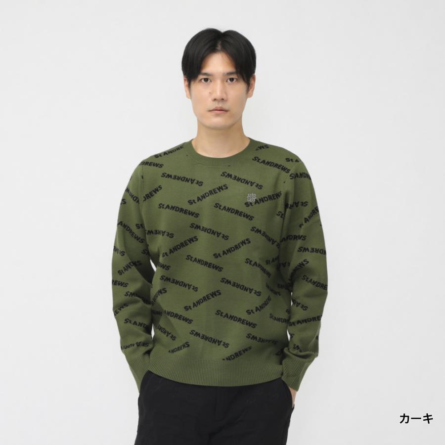 St ANDREWS セントアンドリュース ゴルフウェア 長袖セーター 秋