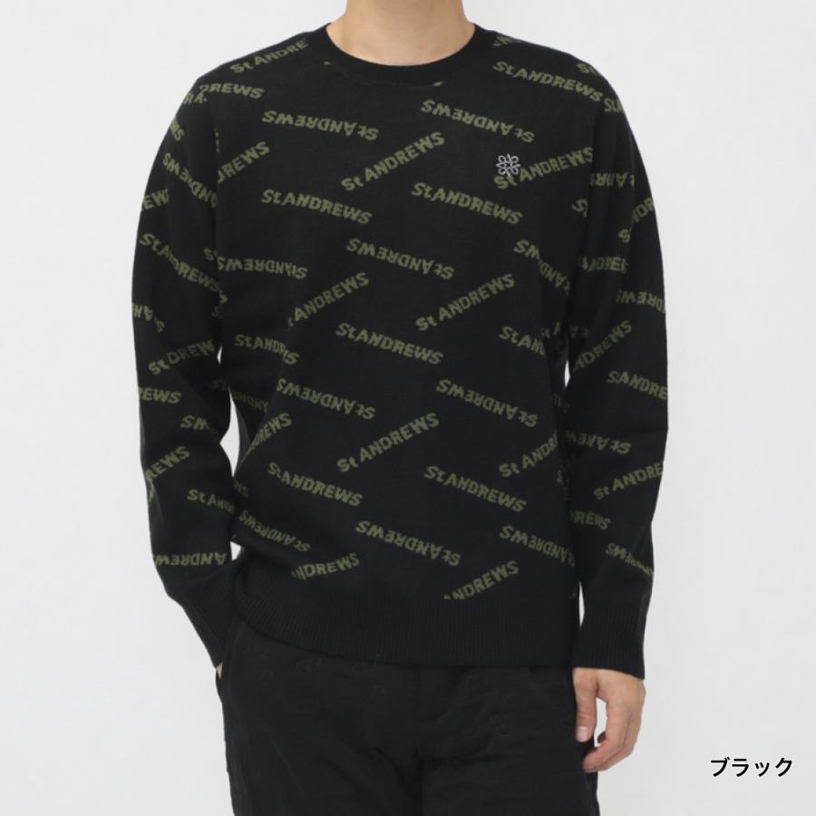St ANDREWS セントアンドリュース ゴルフウェア 長袖セーター 秋