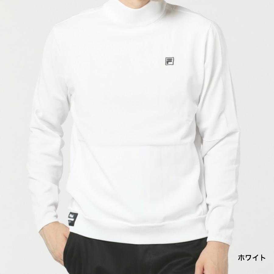 FILA（フィラ） ゴルフウェア 長袖セーター 秋 冬 ハイネックニット