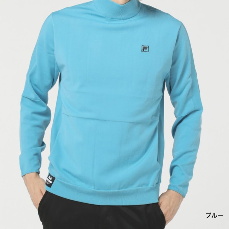 FILA（フィラ） ゴルフウェア 長袖セーター 秋 冬 ハイネックニット