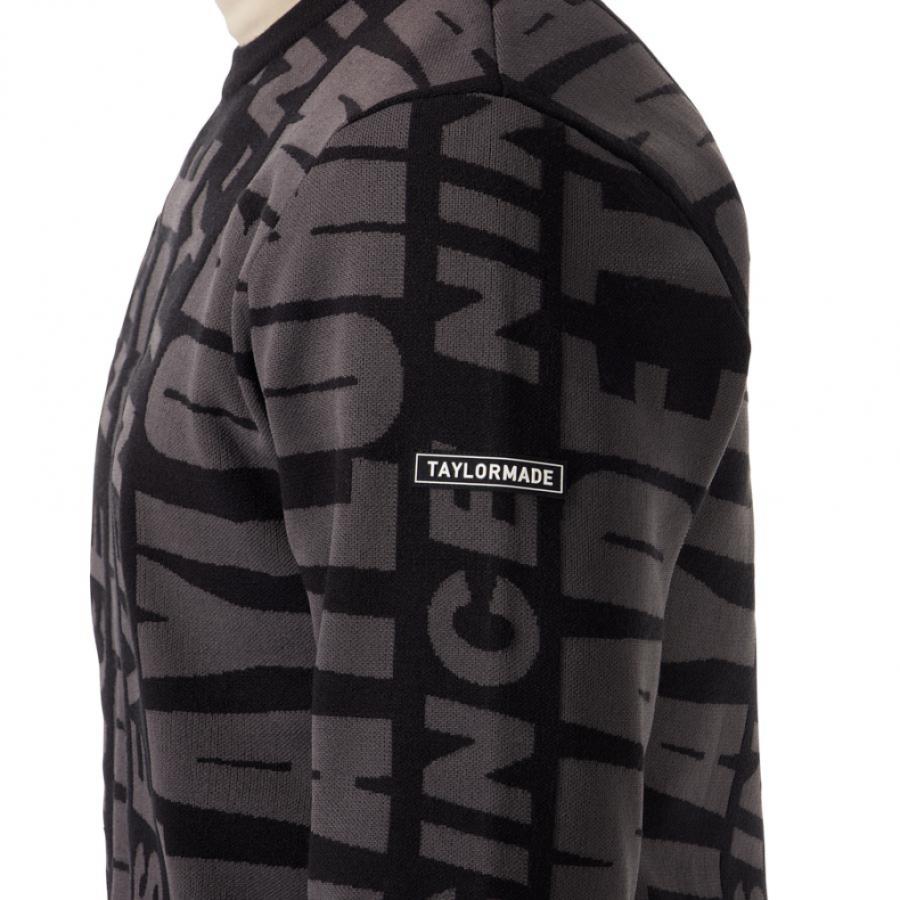 TaylorMade テーラーメイド セーター 総柄 グレー 2XL