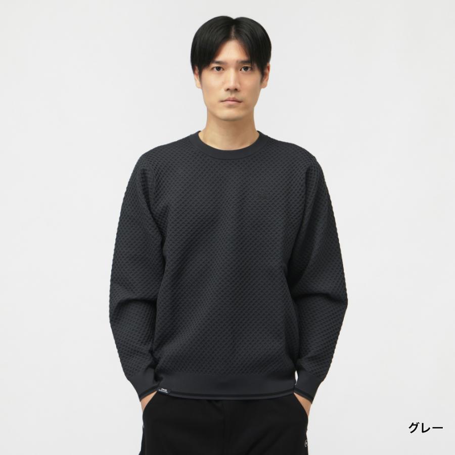 PING（ピン） ゴルフウェア 長袖セーター 秋 冬 ハチノス編みクルー