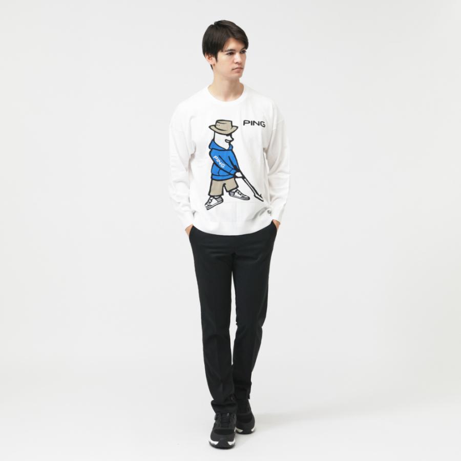 PING（ピン） ゴルフウェア 長袖セーター 秋 冬 24FW Mr. クルーネック