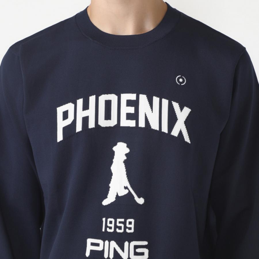 PING（ピン） ゴルフウェア 長袖セーター 秋 冬 23FW軽量ニット