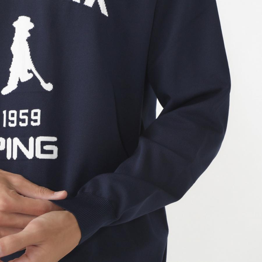PING（ピン） ゴルフウェア 長袖セーター 秋 冬 23FW軽量ニット