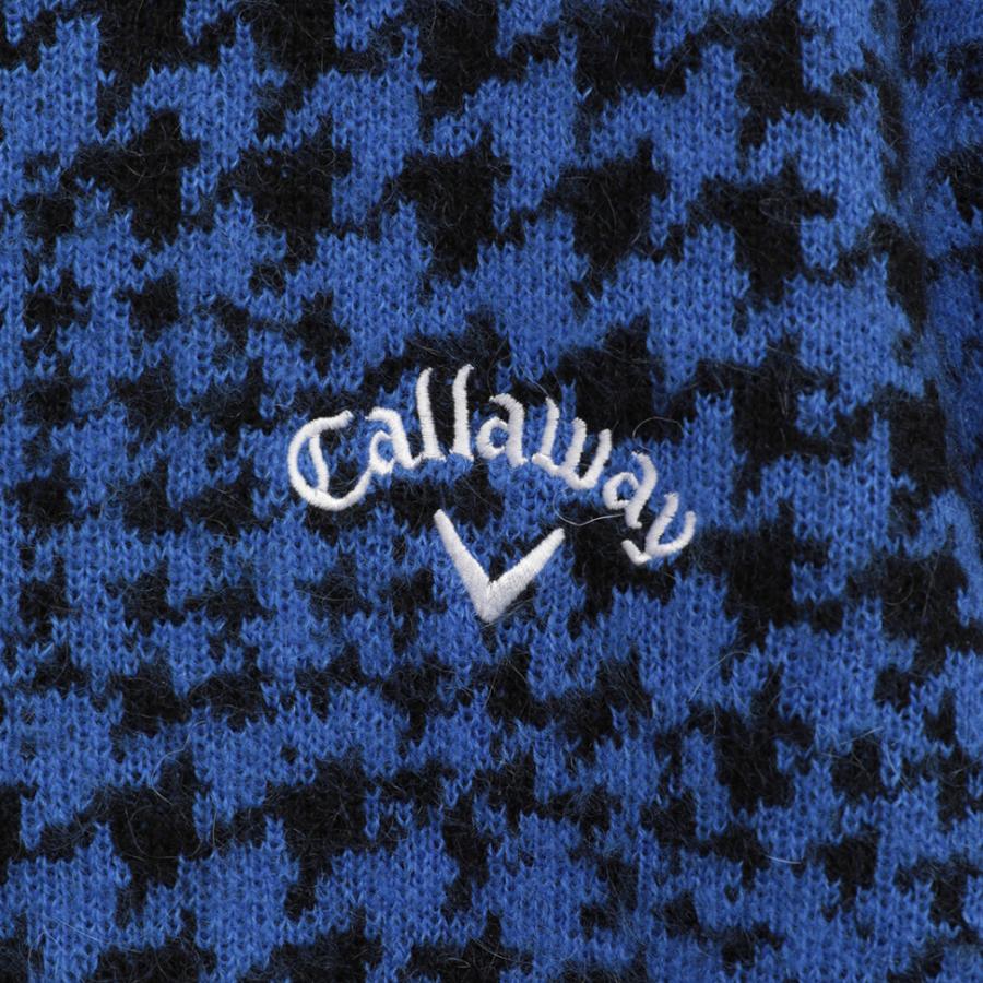 Callaway（キャロウェイ） ゴルフウェア 長袖セーター 秋 冬 千鳥ジャ