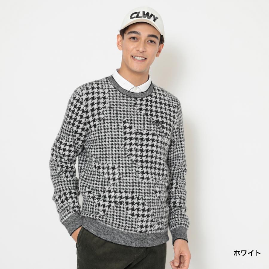 Callaway（キャロウェイ） ゴルフウェア 長袖セーター 秋 冬 千鳥ジャ