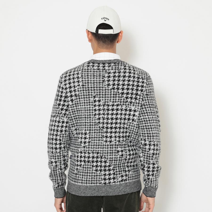 Callaway（キャロウェイ） ゴルフウェア 長袖セーター 秋 冬 千鳥ジャ