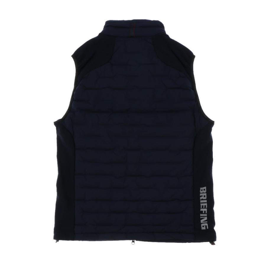 ハイブリッドダウンベストBRG233M50 BRIEFING ネイビーM ブリーフィング ゴルフウェア アウターウェア 秋 冬 HYBRID DOWN VEST