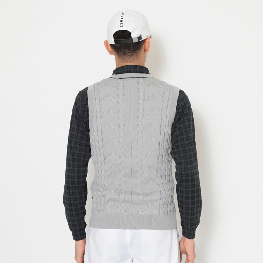 キャロウェイ　ベスト Callaway キャロウェイ ゴルフウェア ベスト 秋 冬 Vネック