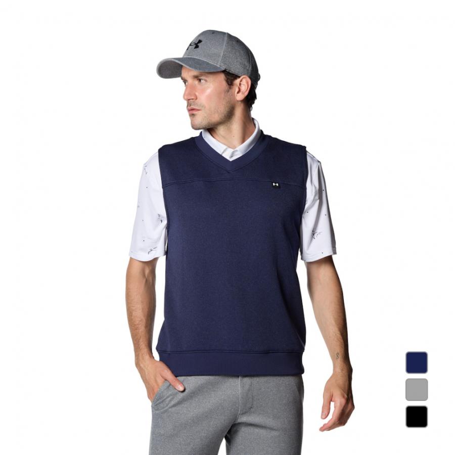 UNDER ARMOUR/アンダーアーマー ゴルフ ベスト【紺/XL】新品！ UNDER ARMOUR（アンダーアーマー） ゴルフウェア ベスト 秋 冬 UA