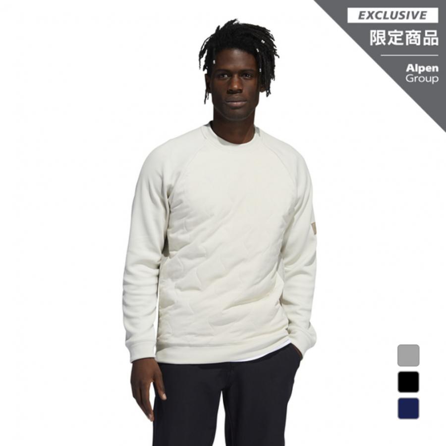 アディダス ゴルフウェア 秋 冬 Adicross 中わたキルティング 長袖クルーネックスウェット Bq575 素材組み合わせたハイブリットタイプ メンズ Adidas アルペン Paypayモール店 通販 Paypayモール