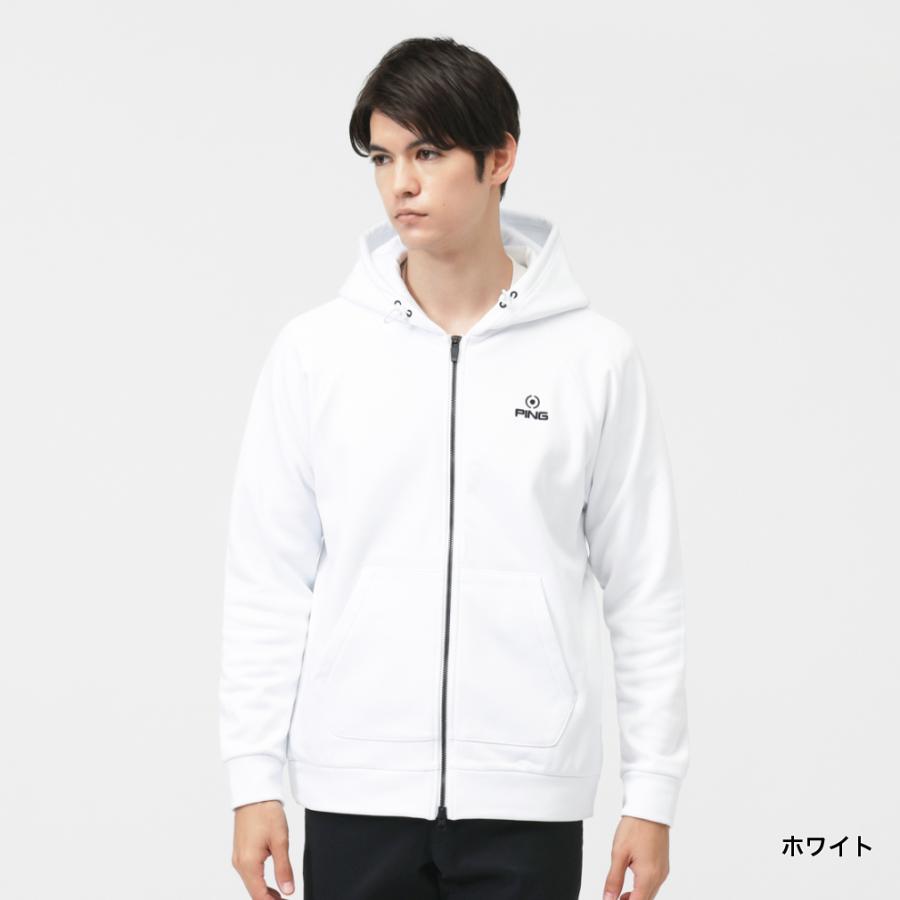 【新品】 PING ピン パーカー フーディ ハーフジップ ロゴ ホワイト S 新品】 PING ピン パーカー フーディ ハーフジップ ロゴ ホワイト S