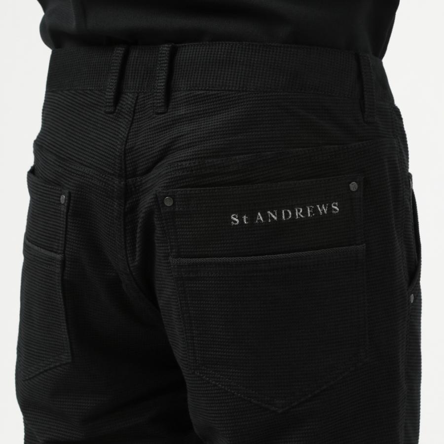 St Andrews 秋冬　ブラック　パンツ　M St Andrews 秋冬 ブラック パンツ M