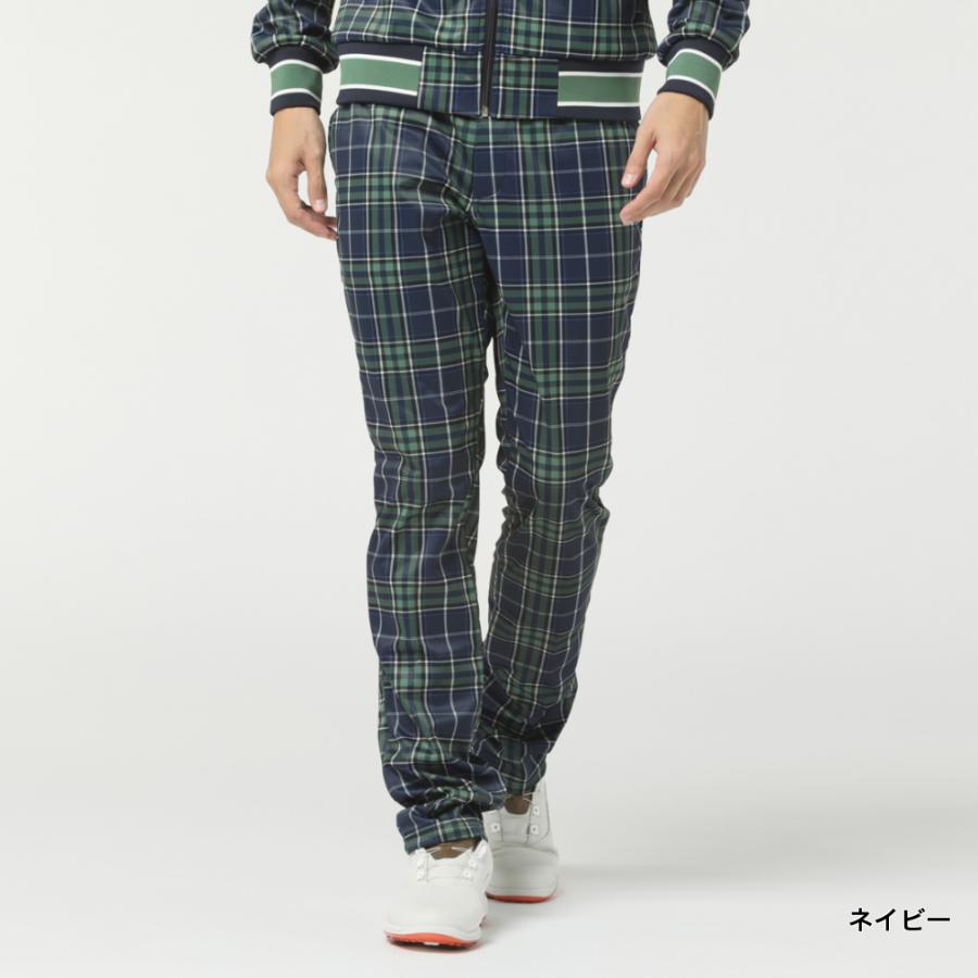 FILA（フィラ） ゴルフウェア ロングパンツ 秋 冬 チェック柄